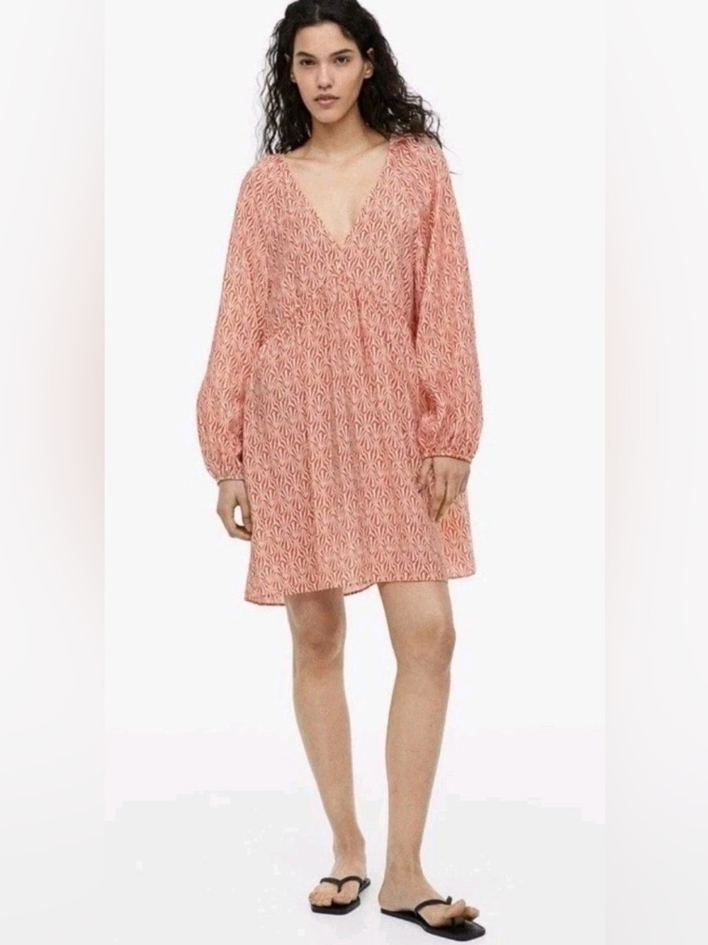 Popover Plunge Dress